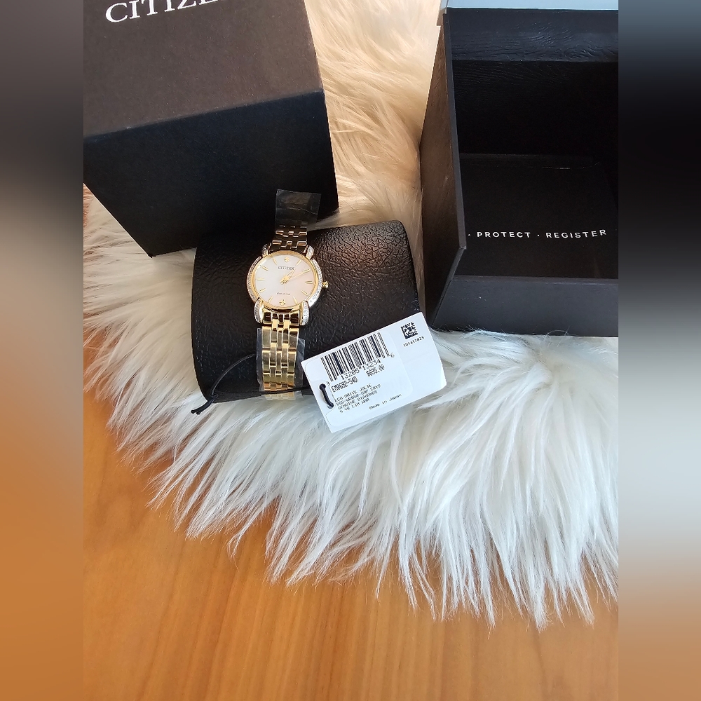 Citizen ecodrive jolie diamond encrusted watch